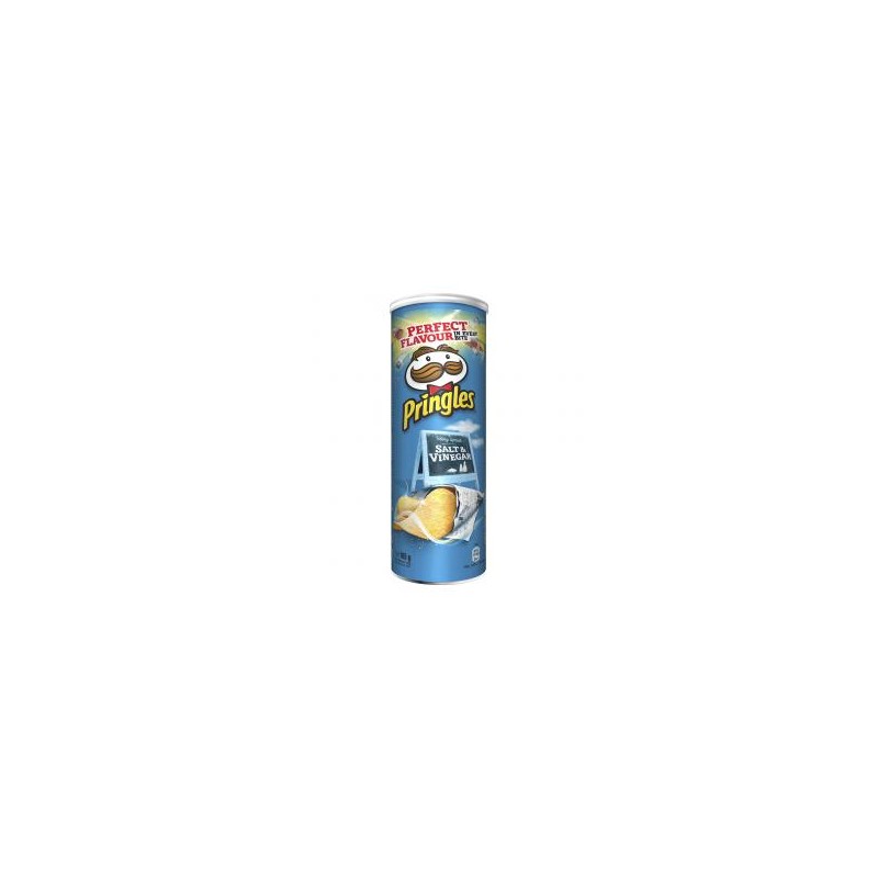 Pringles Salt & Vinegar snack, 165g