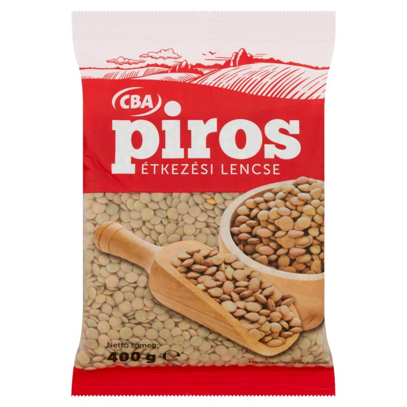 CBA Piros étkezési lencse 400 g