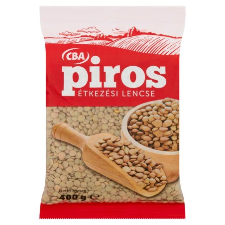 CBA Piros étkezési lencse 400 g