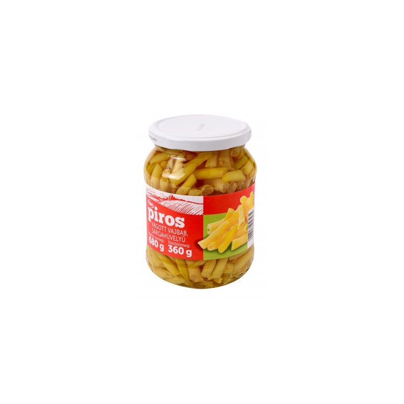 CBA Piros sárgahüvelyű vajbab 680g/360g