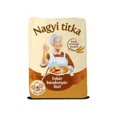 KENYÉRLISZT FEHÉR 1KG NAGYI TITKA