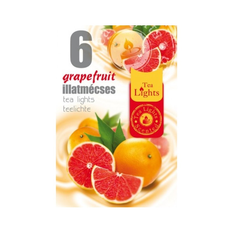 Illatos teamécses grapefruit 6db-os TL6