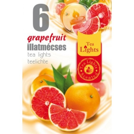 Illatos teamécses grapefruit 6db-os TL6