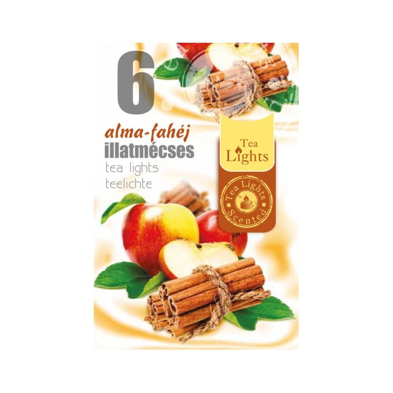 Illatos teamécses alma-fahéj 6db-os TL6 Illatos teamécses alma-fahéj 6db-os TL6