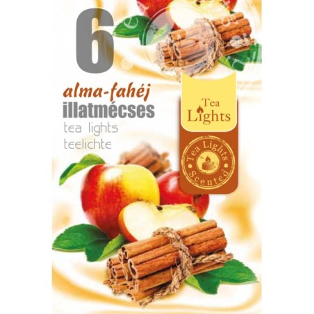 Illatos teamécses alma-fahéj 6db-os TL6 Illatos teamécses alma-fahéj 6db-os TL6