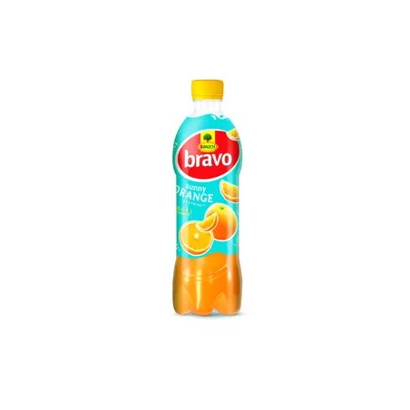 Rauch Bravo Sunny Orange gyümölcsital 0,5 l narancs ízű 10%