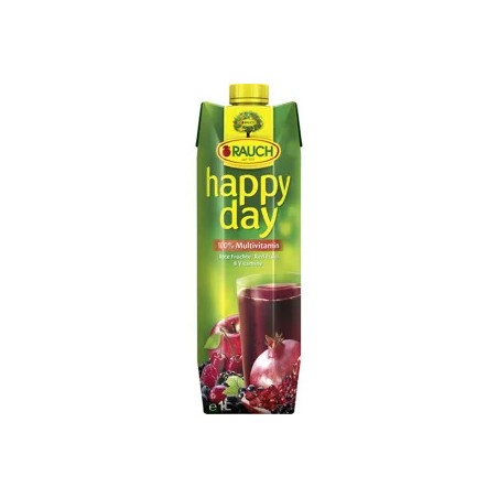 Happy Day 100% Piros Multivitamin gyümölcslé, 1 l