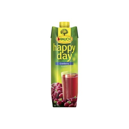 Happy Day Vörösáfonya-alma gyümölcslé, 30% 1l