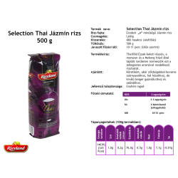 Riceland Selection Thai Jázmin rizs 500 g