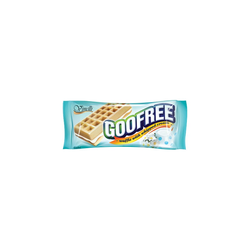 Goofree tejszínes krém.töltött gofri 50g