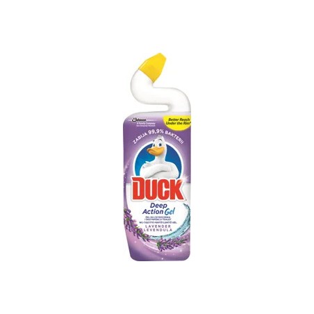 Duck Deep Action Gel WC-tisztító fertőtlenítő gél levendula illattal 750 ml