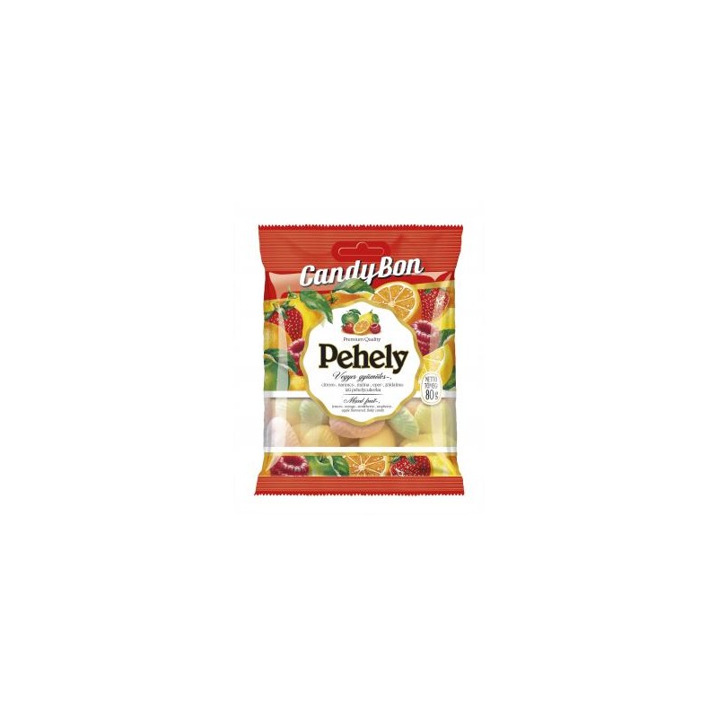 Pehelycukor vegyesgyümölcs 80g