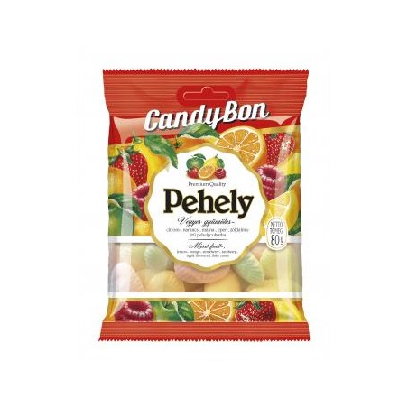 Pehelycukor vegyesgyümölcs 80g