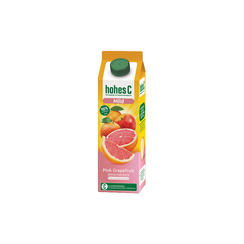 Hohes C Mild 100% pink grapefruit-alma-narancs-acerola vegyes gyümölcslé 1 l