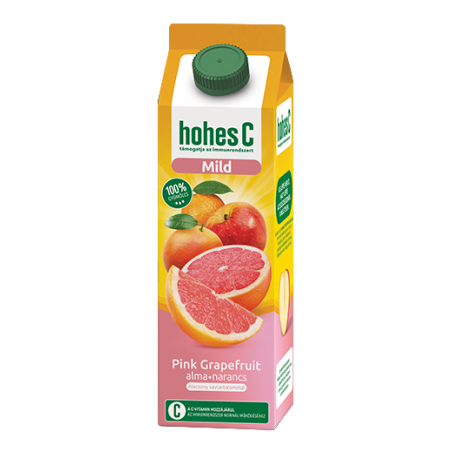 Hohes C Mild 100% pink grapefruit-alma-narancs-acerola vegyes gyümölcslé 1 l