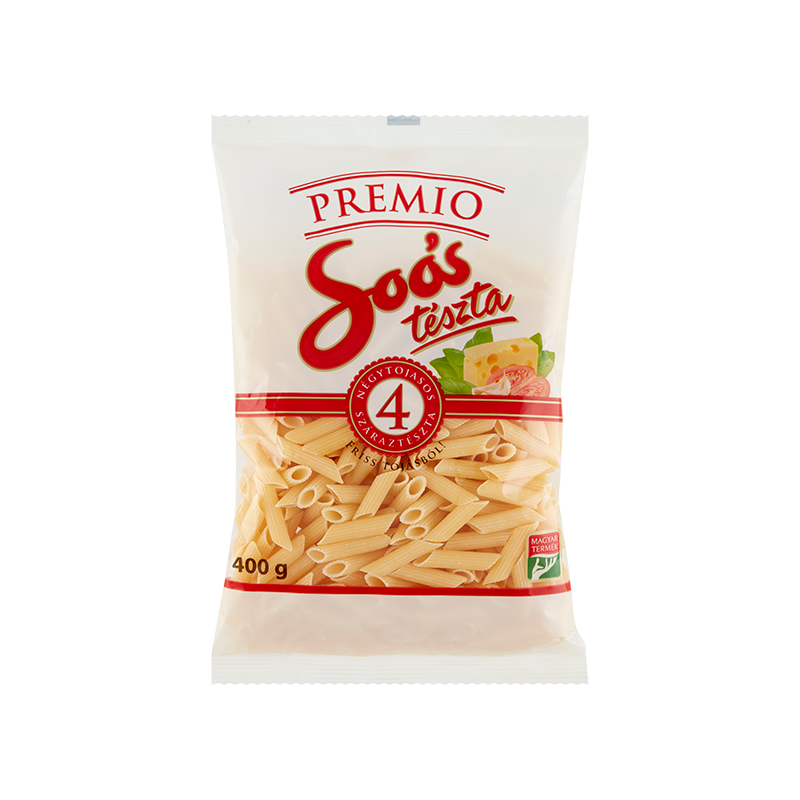 Soós Premio 4 tojásos penne tészta 400g