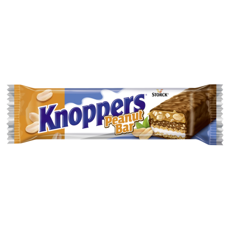 Knoppers peanut bar földimogy.csoki 40g