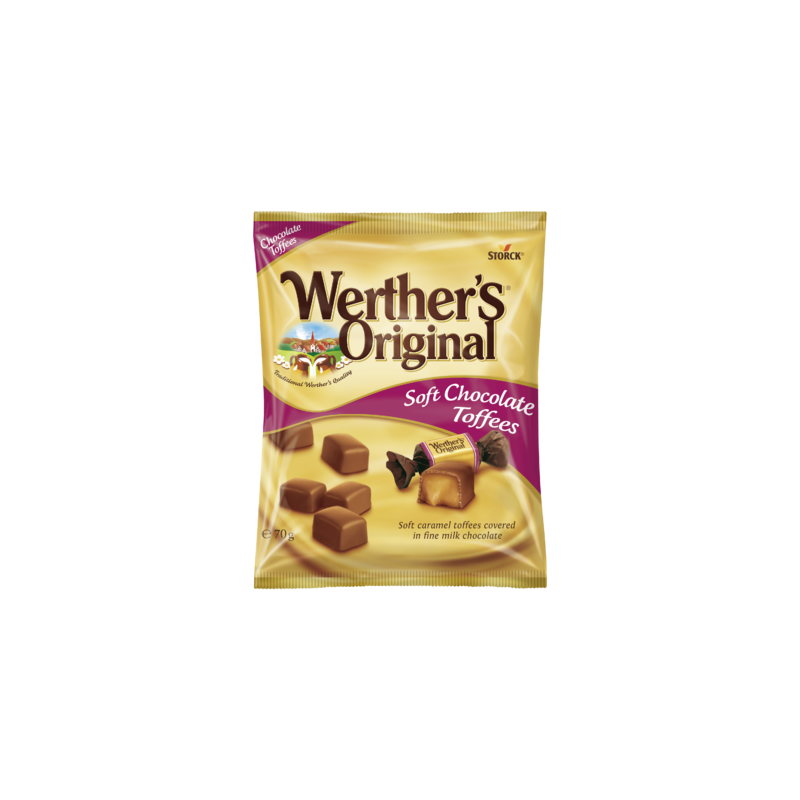 Werther's Original Schoko Toffees, karamella csokoládéval bev.70g