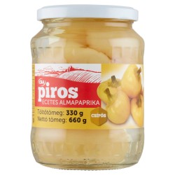 СВА Piros ecetes almapaprika, csípős 660g/330g