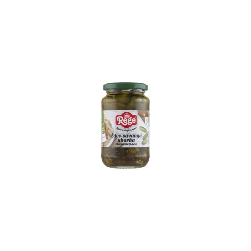 Rege uborka édes-savanyú 3-6cm 340/180g