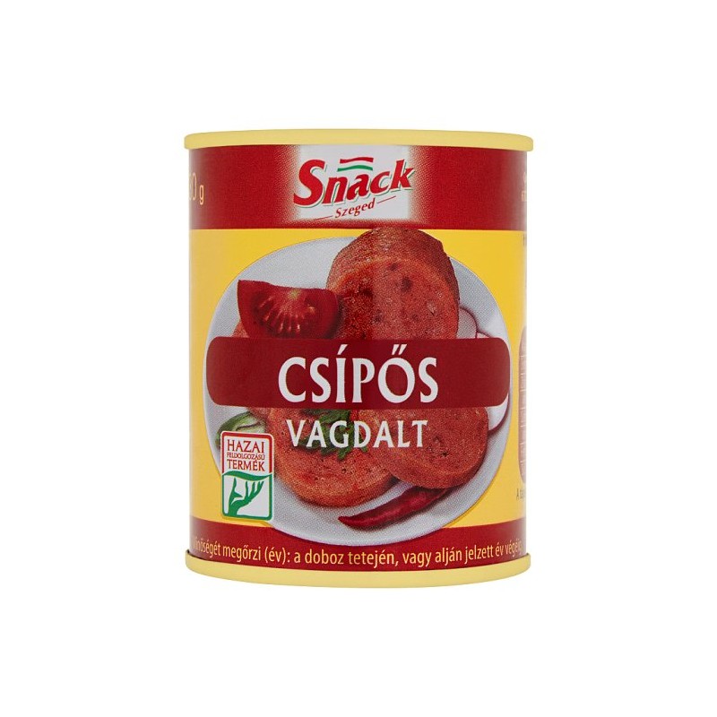 SNACK CSÍPŐS VAGDALTHÚS, fűszeres darált hús 130G