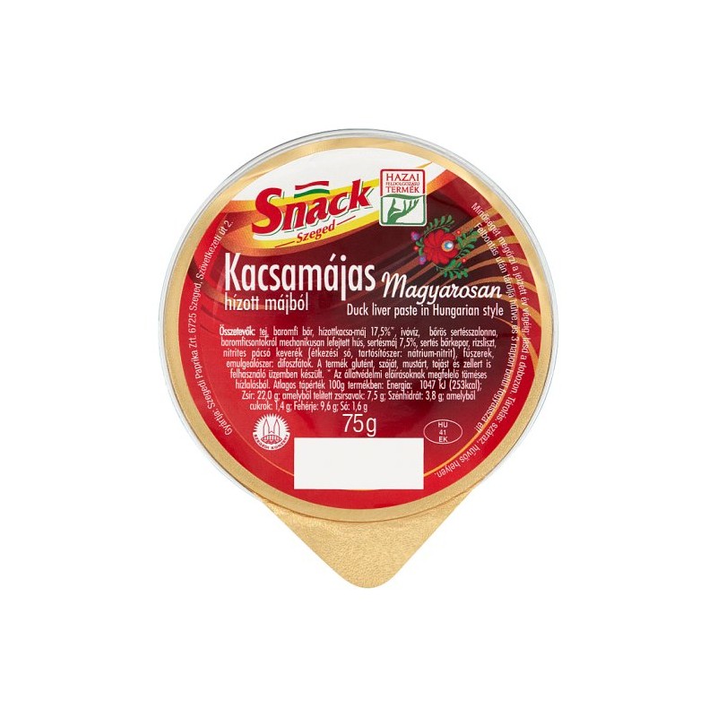 Snack kacsamájas magyarosan 75g