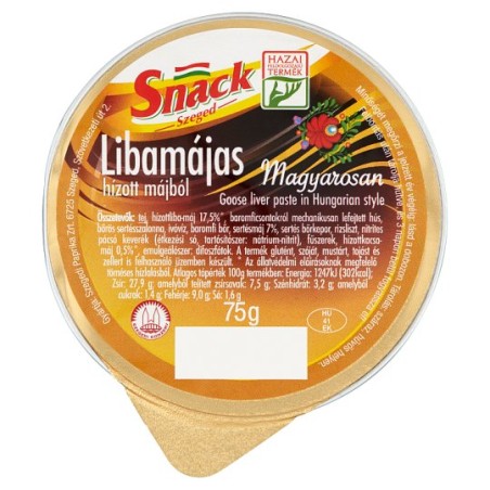 Snack libamájas magyarosan 75g