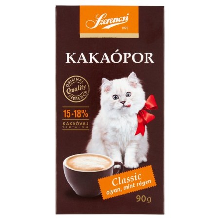 Szerencsi classic kakaópor 15-18% 90g