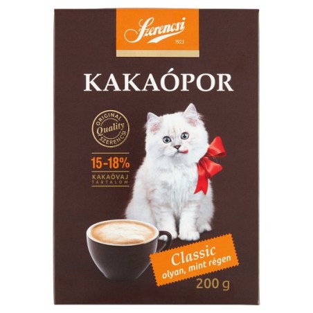 Szerencsi classic kakaópor 200g