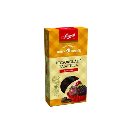 Szerencsi Konyhatündér Étcsokoládé pasztilla sütéshez 90 g