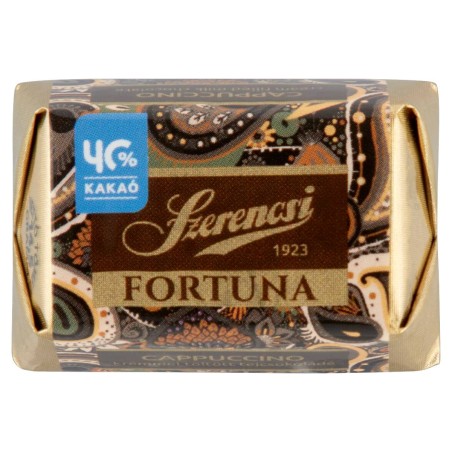 Szerencsi Fortuna cappuccino krémmel töltött tejcsokoládé 14.5 g