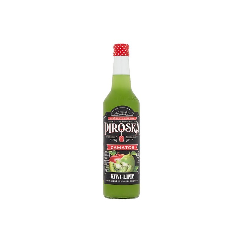 Piroska kiwi-lime ízű gyüm.szörp 0,7l ü.
