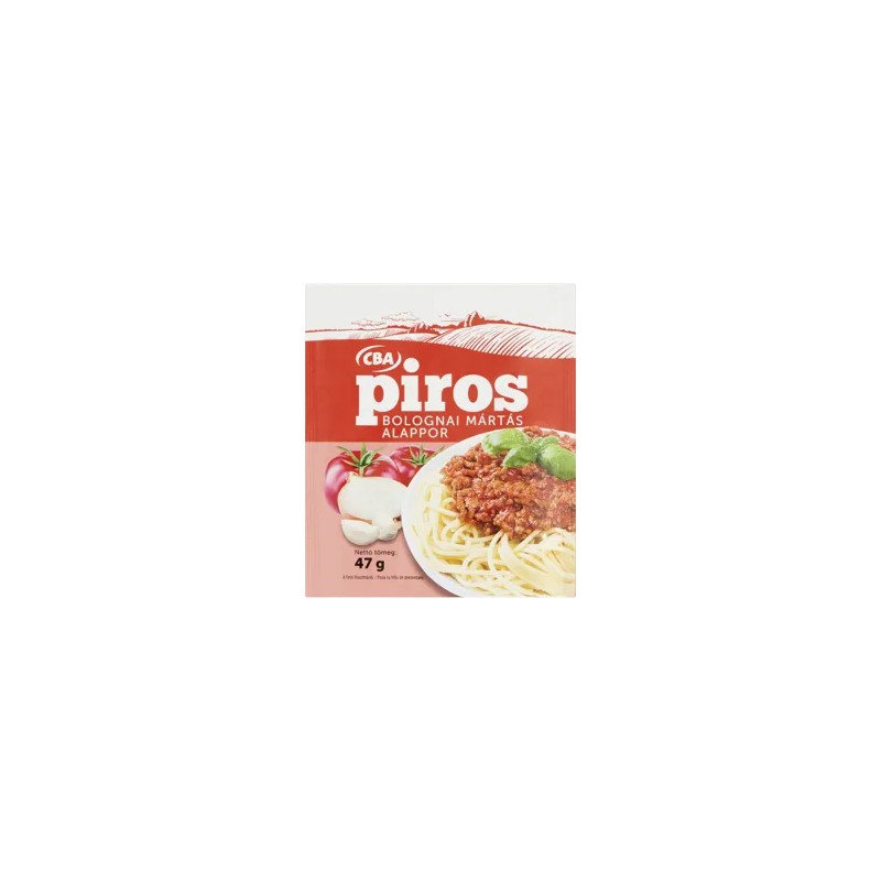 CBA Piros bolognai mártás alappor 47g