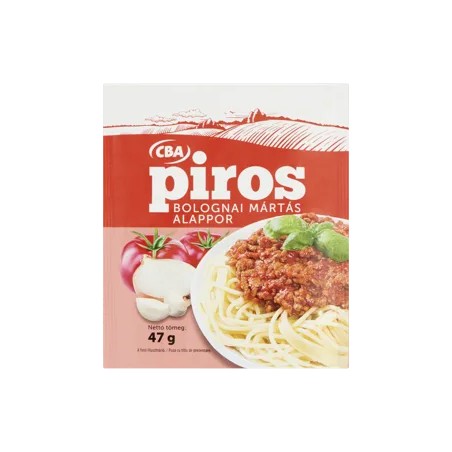 CBA Piros bolognai mártás alappor 47g