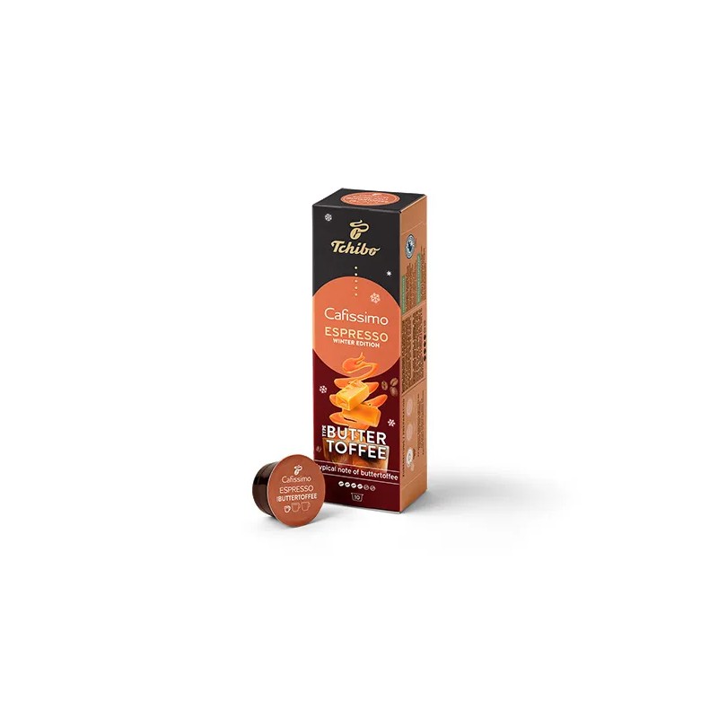 Tchibo Cafissimo Flavoured Edition – Espresso Buttertoffee (vajkaramella) kávékapszula 10db 70g