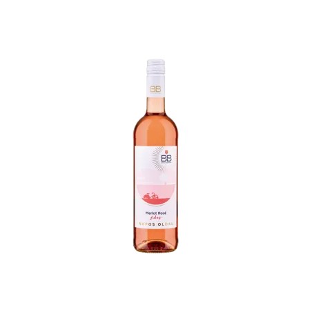 BB napos oldal merlot édes rosé bor 0,75l