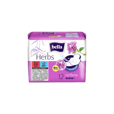 Bella Herbs Verbéna (vasfű) egészségügyi betét - 12 db