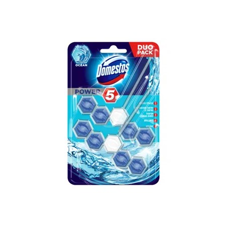 DOMESTOS Power5 WC frissítő blokk Ocean 2 x 55 g