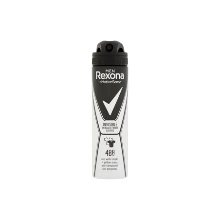 Rexona Men Invisible Black + White 48H férfi izzadásgátló dezodor - 150 ml