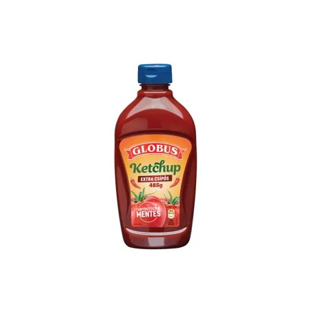 Globus ketchup extra csípős flakonos 485g