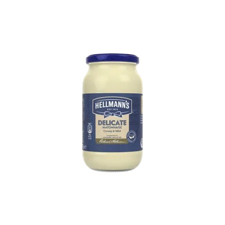 Hellmann's delicate majonéz üveges 397g
