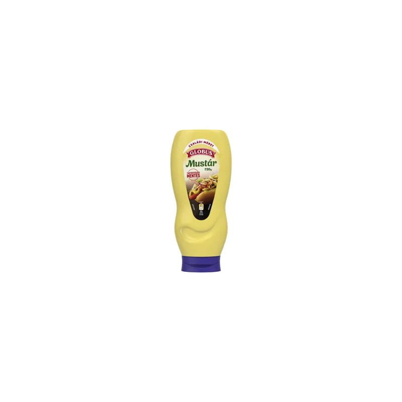Globus mustár flakonos 720 g Globus mustár flakonos 720 g