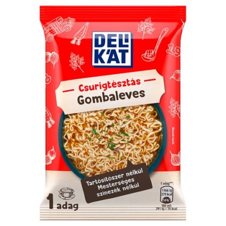 Delikát csurigtésztás gombaleves 57g