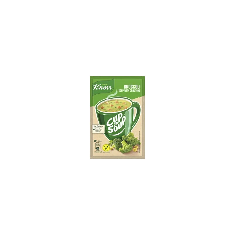 Knorr Cup a Soup brokkolikrémleves zsemlekockával 16 g