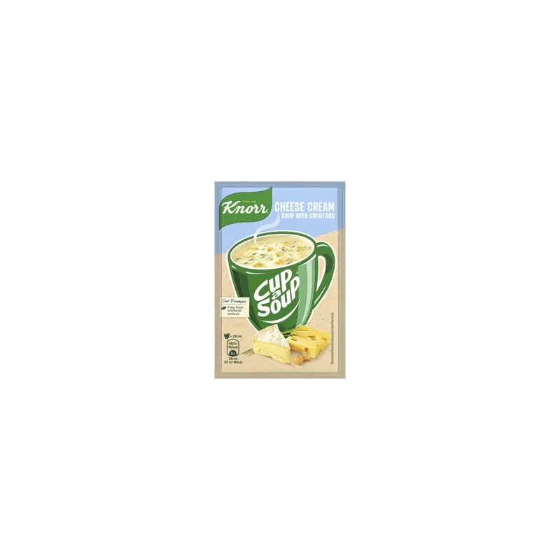 Knorr Cup a Soup sajtkrémleves zsemlekockával 22 g