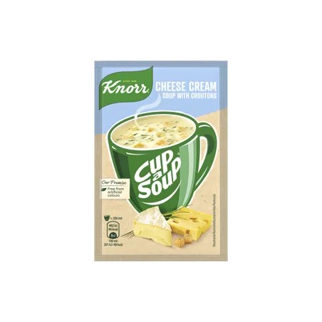 Knorr Cup a Soup sajtkrémleves zsemlekockával 22 g