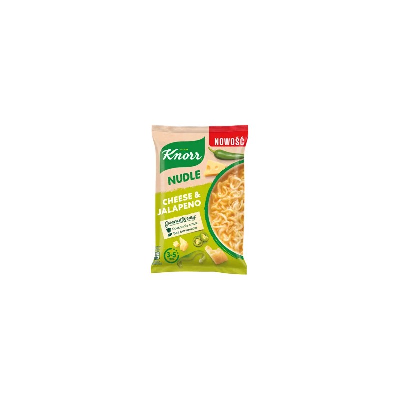 Knorr sajtos-jalapenos instant tésztás leves 69 g