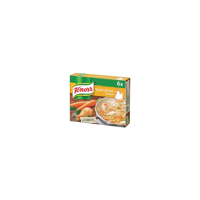 Knorr tyúkhúsleveskocka 6 x 10 g (60 g)