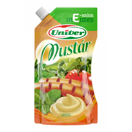 Univer mustár  talpas tasak 340 g