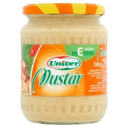 Univer mustár 530g üveges